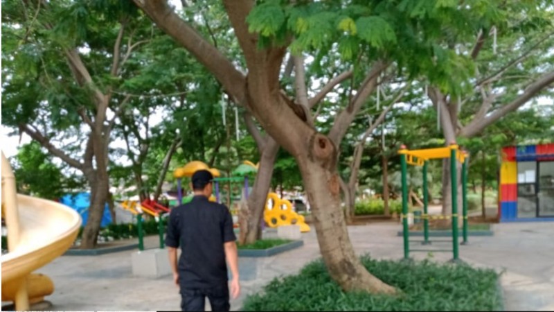 IMG-monitoring-taman-pastikan-steril-dari-keramaian