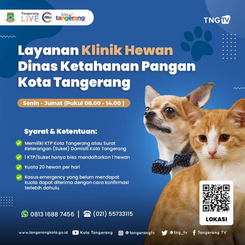 Klinik hewan terdekat