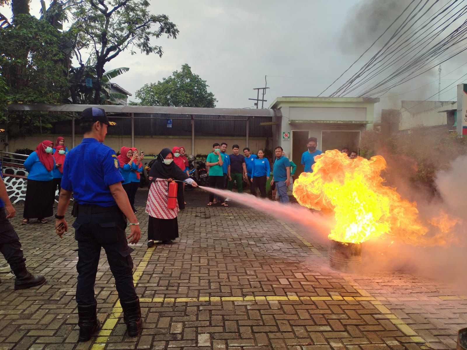 IMG-nakes-puskesmas-larangan-utara-latihan-mitigasi-bencana