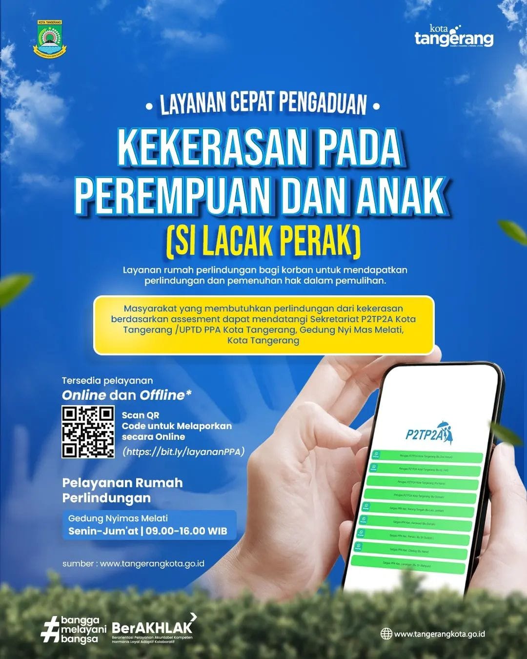 Pemkot Tangerang Punya Layanan Pengaduan SILACAK PERAK untuk Perlindungan Perempuan dan Anak