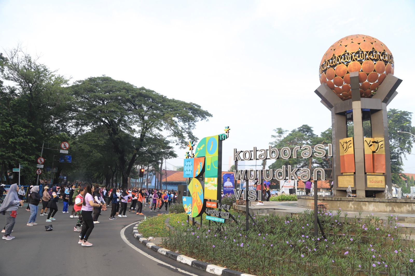 ribuan-warga-kota-tangerang-ramaikan-kembali-car-free-day-di-13-kecamatan