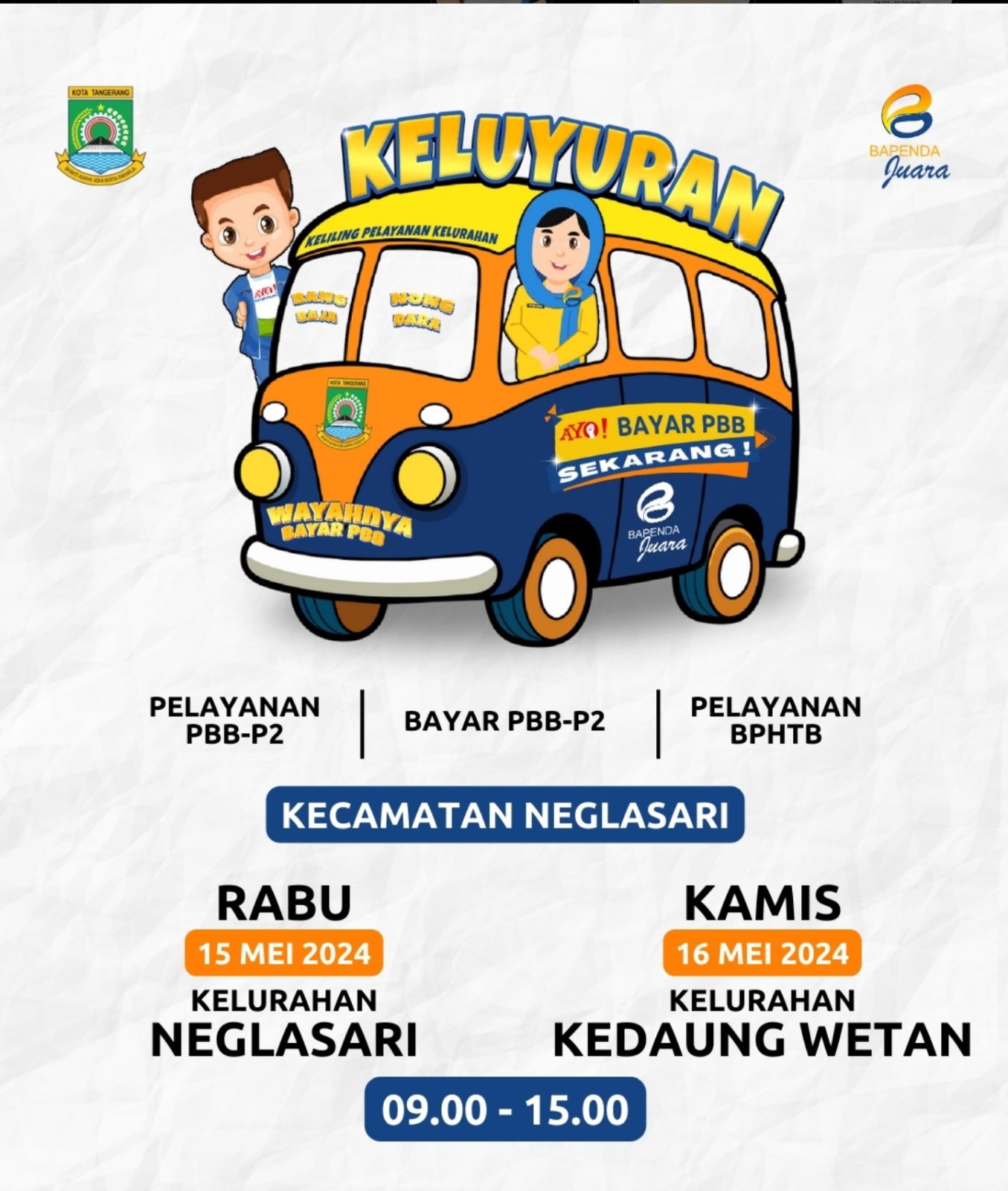 Siap-Siap! Bang Baja dan Nong Dara Keluyuran akan Sambangi Kecamatan Neglasari