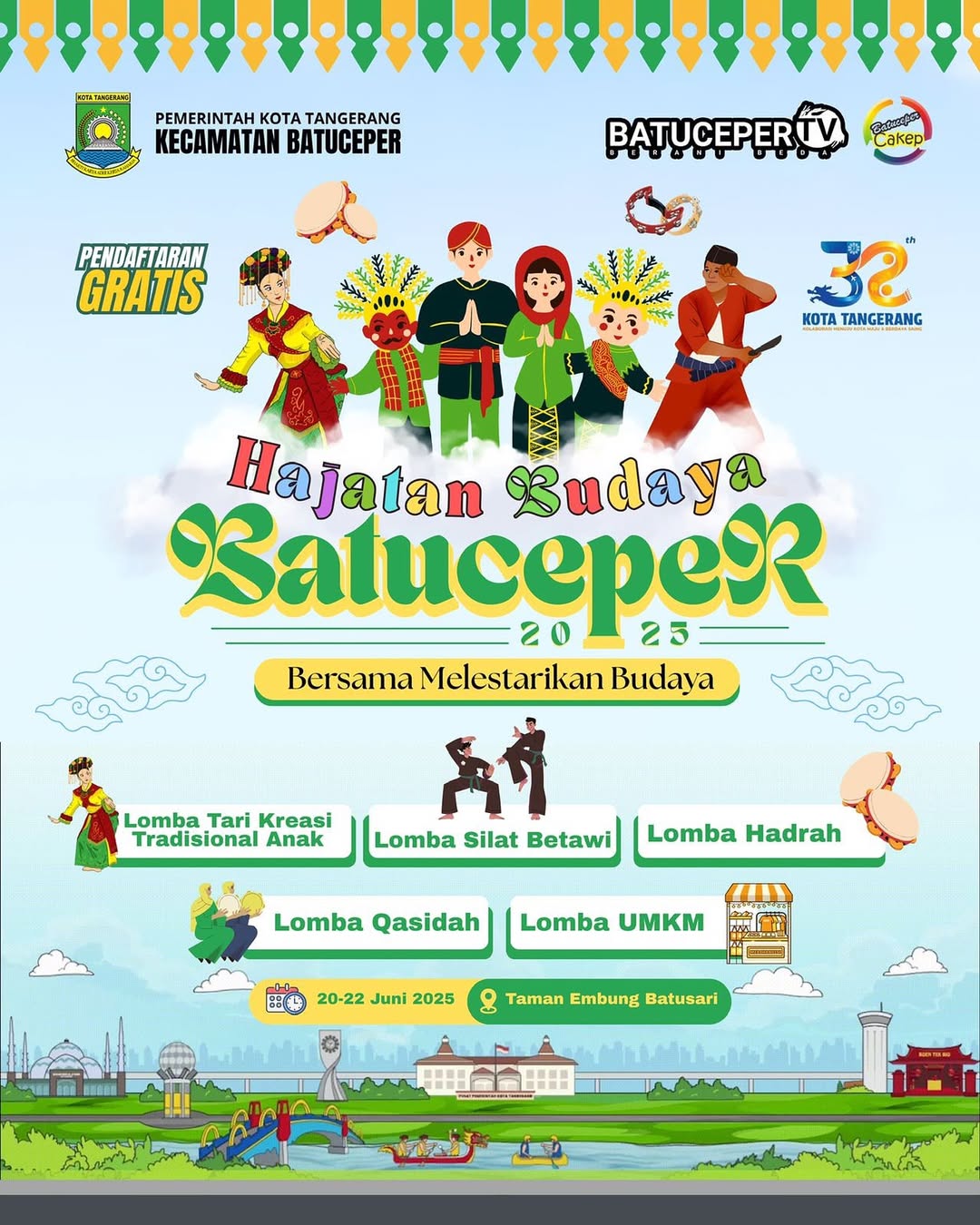 sajikan-ragam-kesenian-hajatan-budaya-batuceper-kembali-digelar