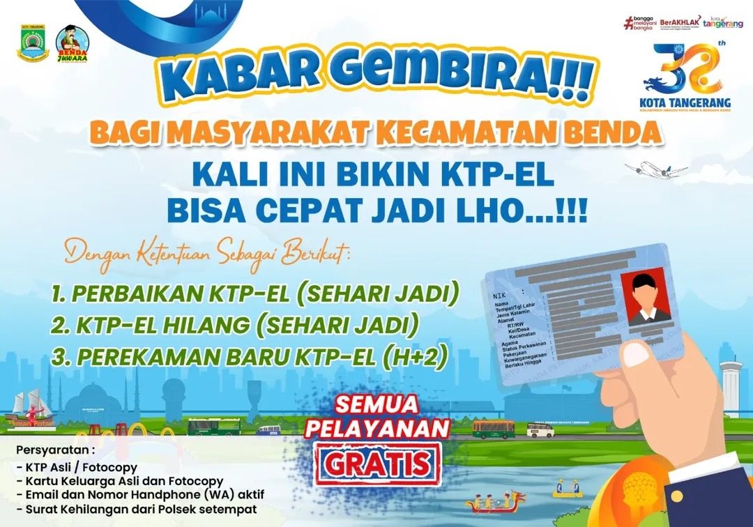 pemkot-tangerang-pastikan-semakin-gampang-urus-ktp-el-sehari-jadi-kecamatan-benda-jadi-pilot-project
