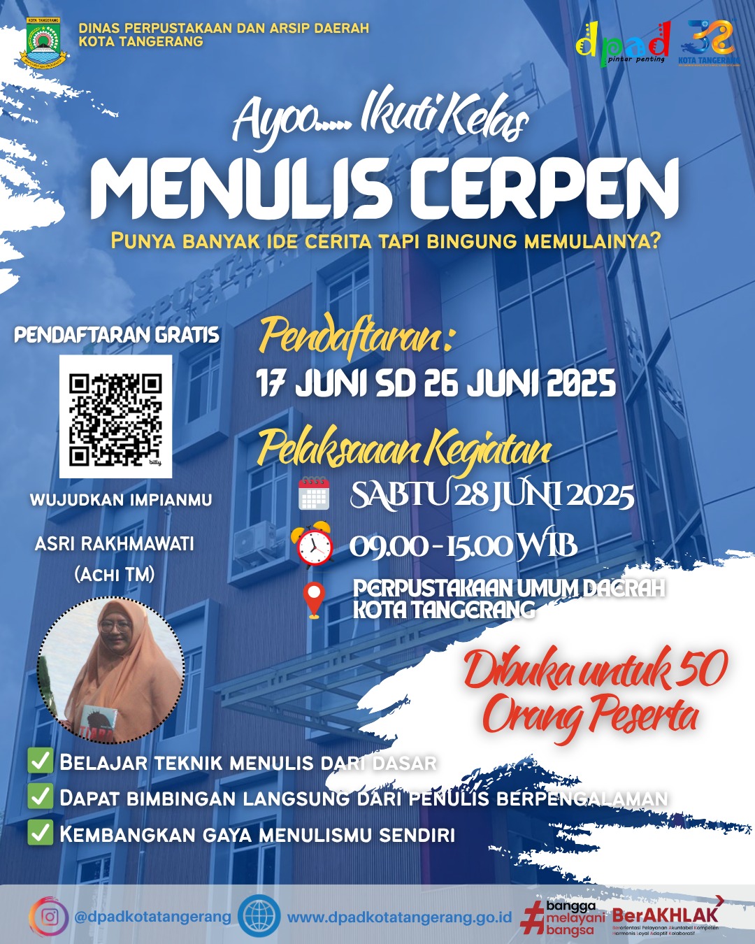 upaya-tingkatkan-literasi-pemkot-tangerang-buka-pendaftaran-pelatihan-menulis-cerpen-gratis