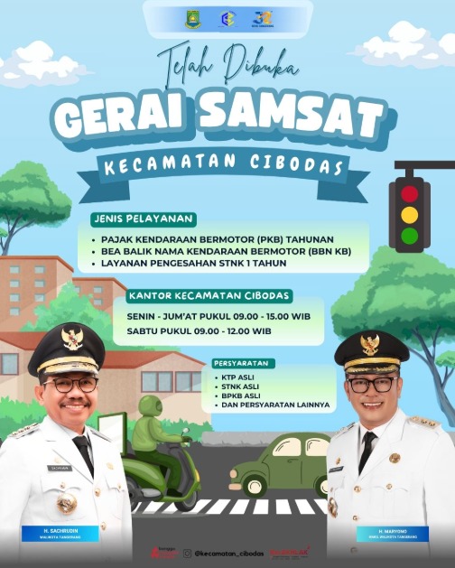 bayar-pajak-kendaraan-di-kota-tangerang-makin-gampang-layanan-gerai-samsat-hadir-di-kecamatan-cibodas