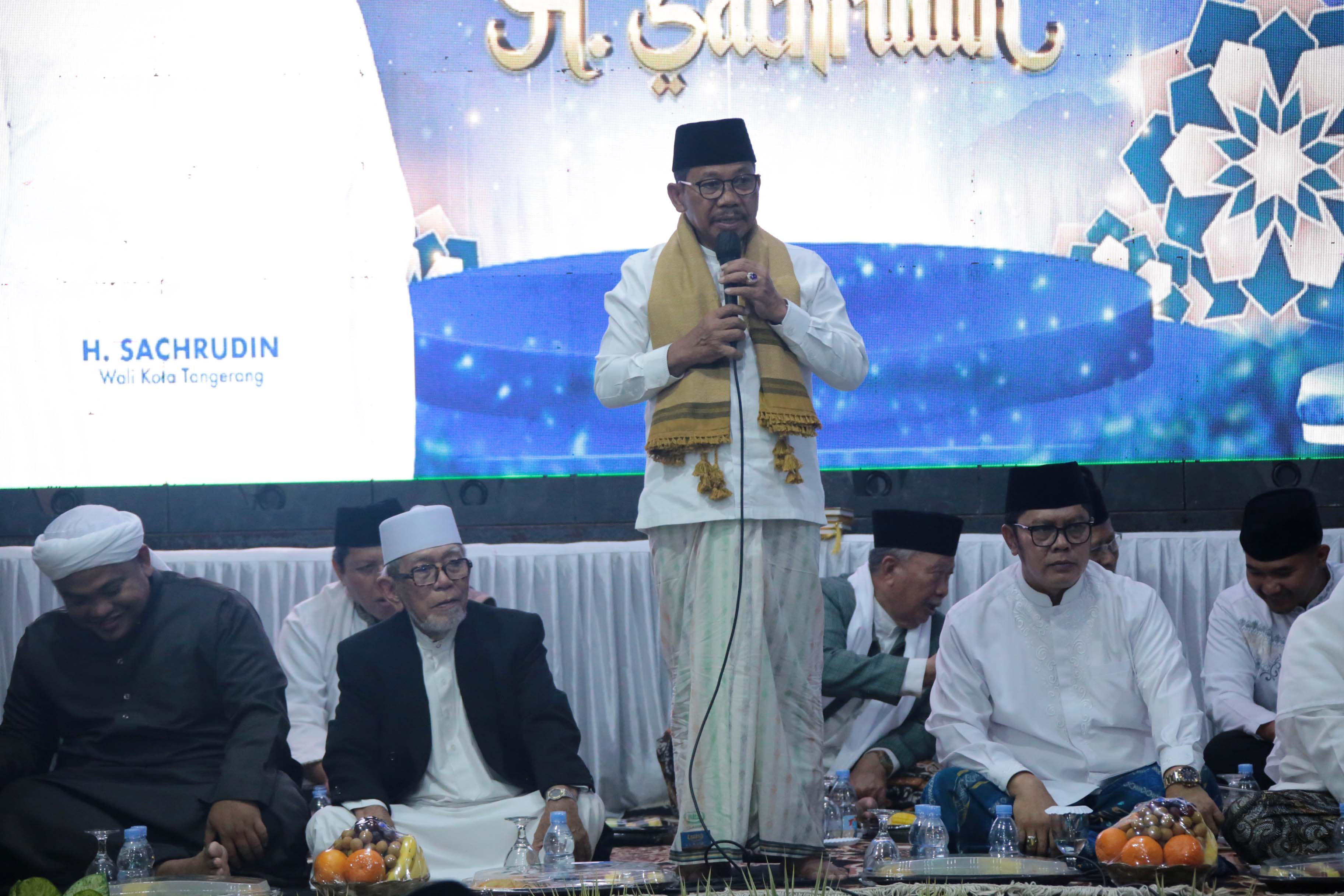 gelar-pengajian-bulanan-wali-kota-ajak-bangun-kolaborasi-demi-kota-tangerang