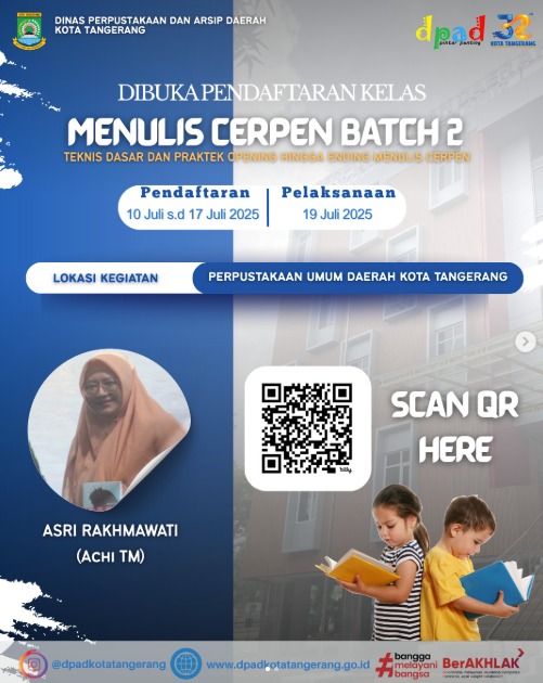 ayo-daftar-dpad-kota-tangerang-buka-pendaftaran-kelas-cerpen-batch-2