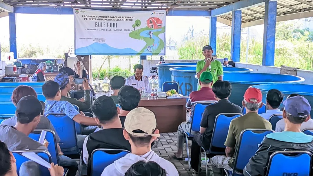 dorong-kemandirian-pangan-dkp-kota-tangerang-fasilitasi-pelatihan-budi-daya-ikan-lele-di-tengah-pemukiman-neglasari
