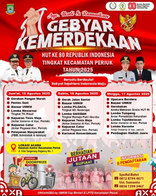 meriahkan-hut-ke-80-ri-kecamatan-periuk-kota-tangerang-gelar-gebyar-kemerdekaan