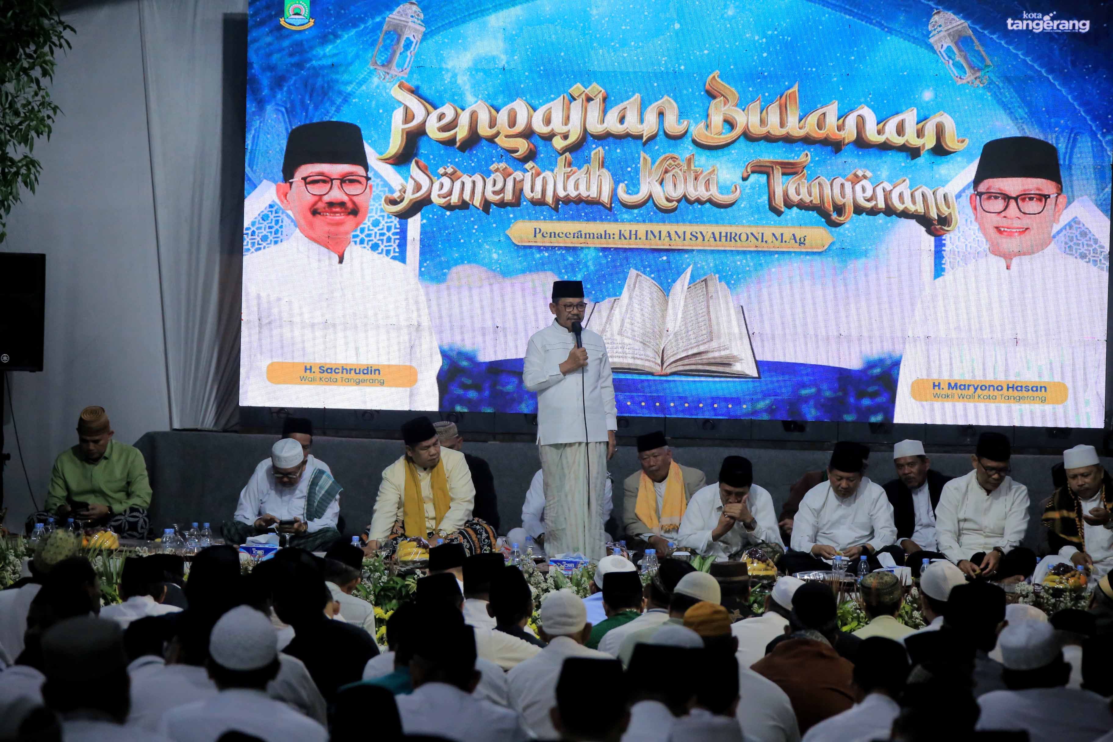 dari-pengajian-bulanan-wali-kota-tangerang-gaungkan-kebersihan-lingkungan