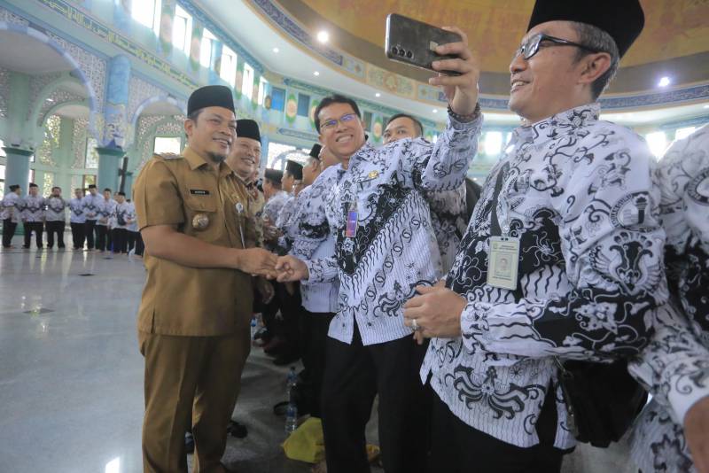 Halal Bihalal PGRI, Dr. Nurdin : Terus Tingkatkan Kualitas Pendidikan Demi Wujudkan Indonesia Emas 