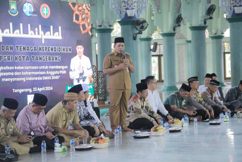 Halal Bihalal PGRI, Dr. Nurdin : Terus Tingkatkan Kualitas Pendidikan Demi Wujudkan Indonesia Emas 