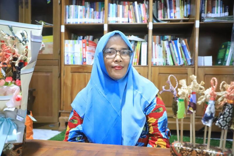 Wayang SHM Kota Tangerang Manfaatkan Kulit Jagung Jadi Kerajinan 